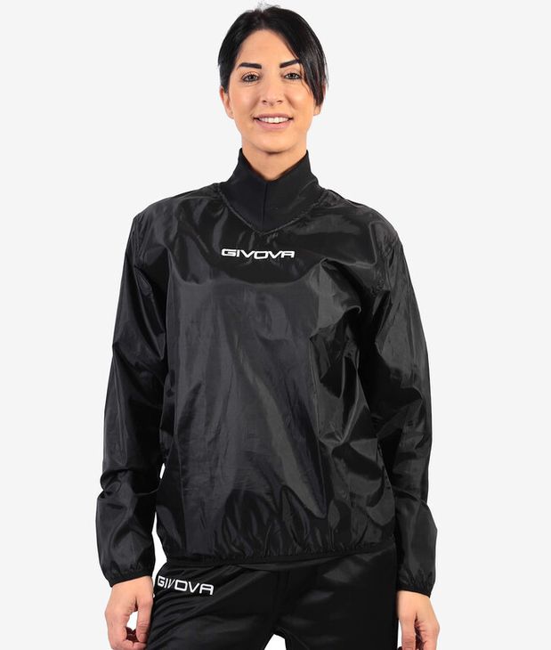 RAIN JACKET COLLO COSTINA jakna crna L