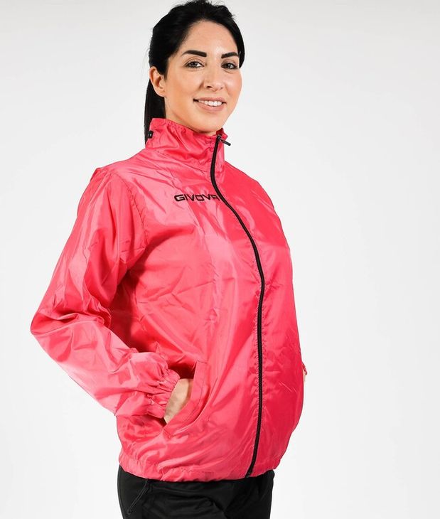 RAIN JACKET WIND jakna fuksija XS