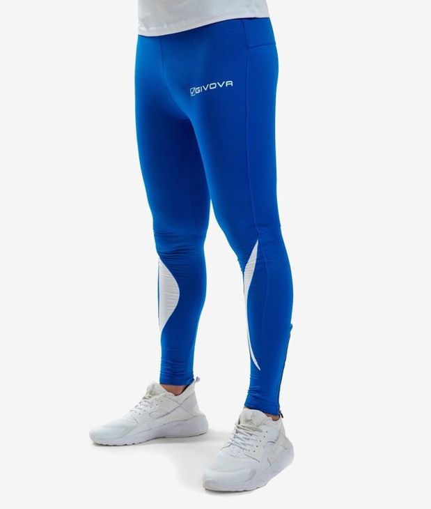 RUNNING LONG PANT hlače za trčanje azurno plava XL