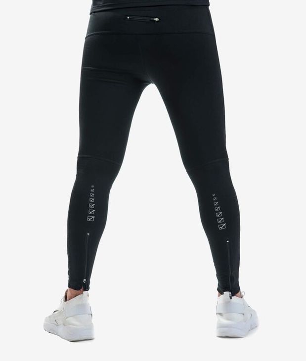 RUNNING LONG PANT hlače za trčanje crno/ružičasto L