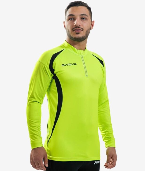 RUNNING LONG SHIRT duga majica fluo žuto/crno L