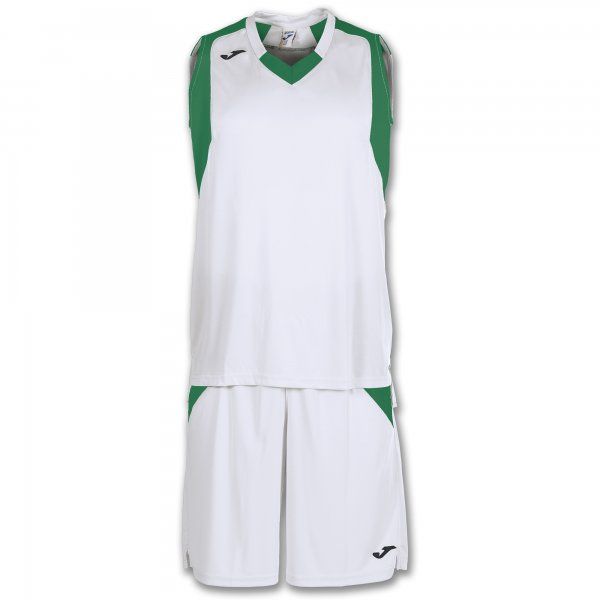 SET FINAL WHITE-GREEN SLEEVELESS 6XS-5XS