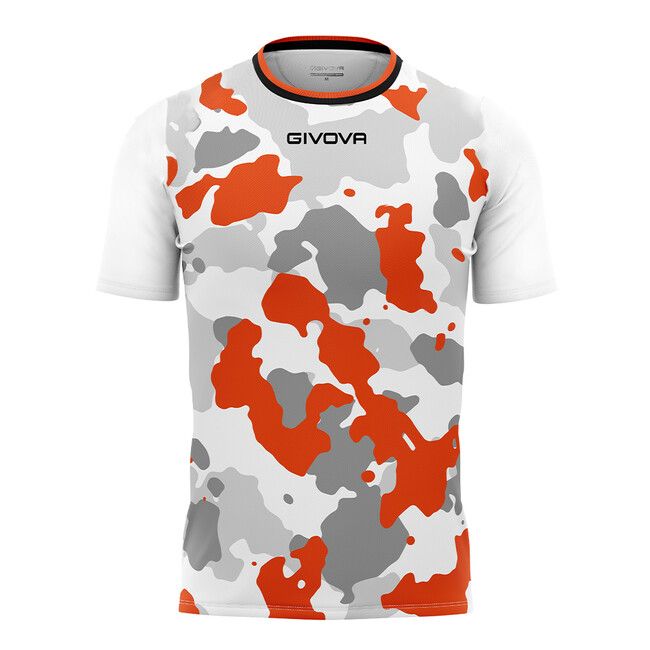 SHIRT ARMY INTERLOCK dres bijelo/narančasto L