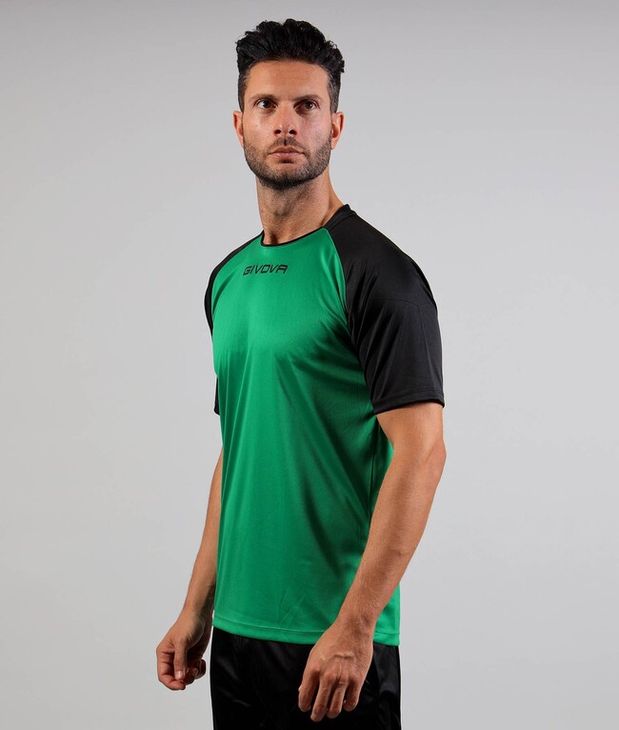 SHIRT CAPO INTERLOCK dres zeleno/crno 3XS