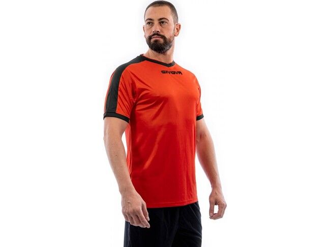 SHIRT REVOLUTION INTERLOCK dres narančasta/crna 3XL