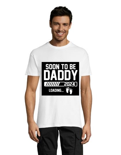 Soon to be daddy 2024 muška majica kratkih rukava bijela 3XS