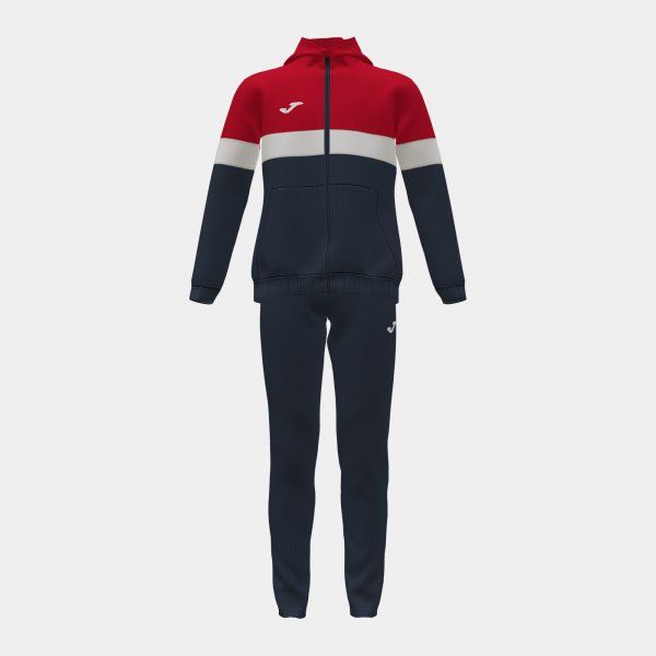 STRIPE TRACKSUIT komplet / trenirka tamnocrvena XS