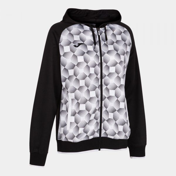 SUPERNOVA III ZIP-UP HOODIE majica crna bijela L