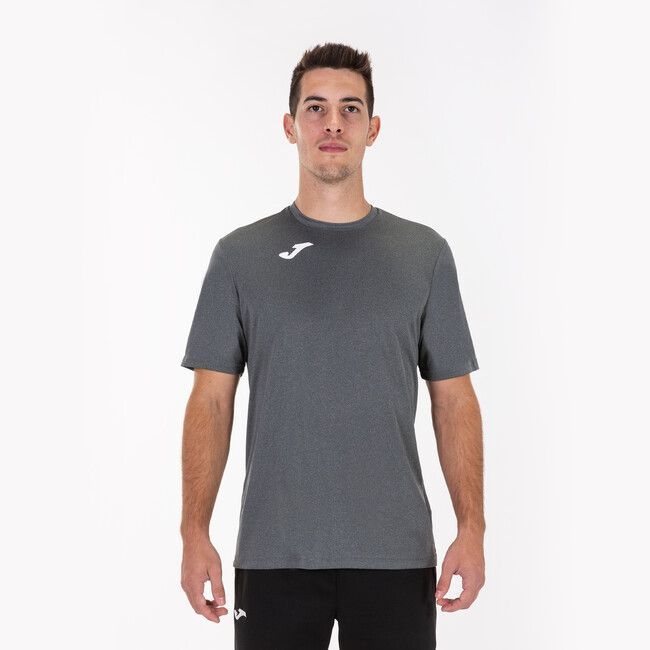 T-SHIRT COMBI ANTHRACITE S/S 4XS-3XS