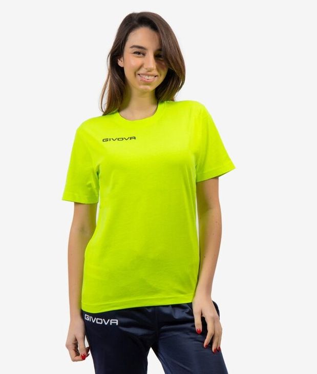 T-SHIRT COTONE FRESH kratka majica fluo žuta 2XL