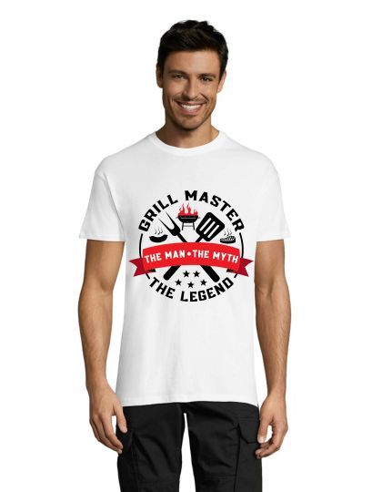 The Legend - Grill Master muška majica kratkih rukava bijela 2XL