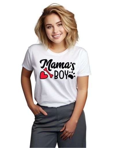 Wo Mama's boy muška majica crna 2XL