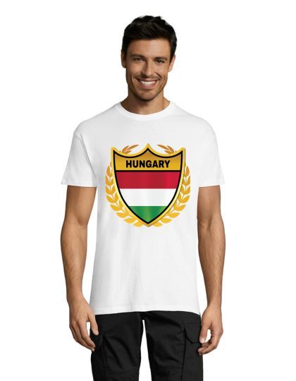 Zlatni grb Mađarske muška majica bijela L